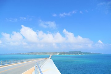  Irabu bridge in Miyako Okinawa Japan