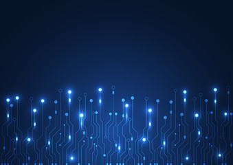 Aufkleber - Circuit board technology background