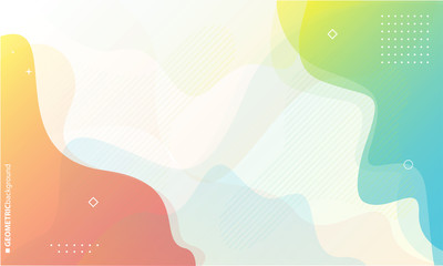 Wall Mural - colorful abstract background. designed for web, banner, template, cover, etc. suitable for your busi