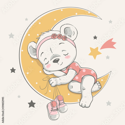 wektorowa-ilustracja-sliczny-dziecko-niedzwiedz-spi-na-ksiezyc-wsrod-gwiazd