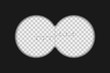 © sanchesnet1 - View binoculars with soft blurry edges.