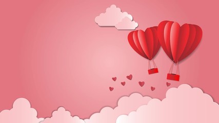 Poster - love background motion graphics animation