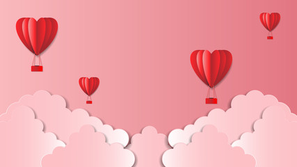 Wall Mural - love background design. 3D vector illustration