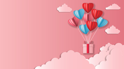Wall Mural - love background design. 3D vector illustration