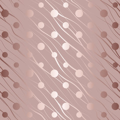 Poster - beautiful seamless pattern. elegant delicate background. modern stylish texture wavy twist, circle. 