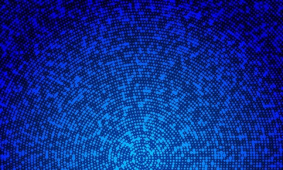 blue dots halftone with gradient as texture or background