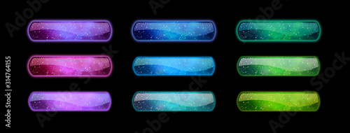 Cuadros en Lienzo Various web elements loading buttons