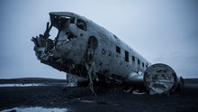 Plane wreckage in Iceland
