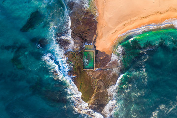 Aerial view of Sydneys Northern Beaches