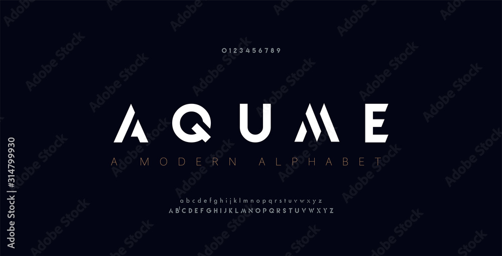 Abstract digital modern alphabet fonts. Typography technology electronic dance music future creative font. vector illustration - obrazy, fototapety, plakaty 