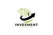 money investing logo icon vector isolated