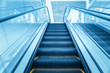 modern escalator motion blur