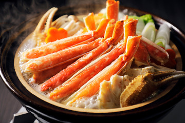 Wall Mural - カニ鍋　Japanese style crab hot pot