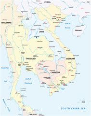  Map of the states of Southeast Asia