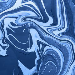 Wavy white and blue graphic image, trends of the year