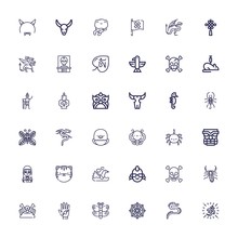 Editable 36 Tattoo Icons For Web And Mobile