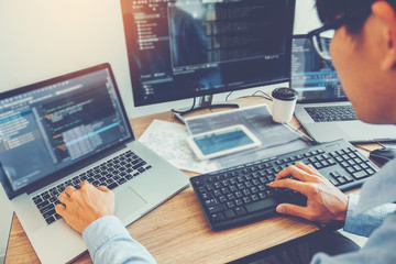 developing programmer development website design and coding technologies working in software company
