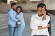 Heartbroken girl depressed to see her ex-boyfriend with another woman