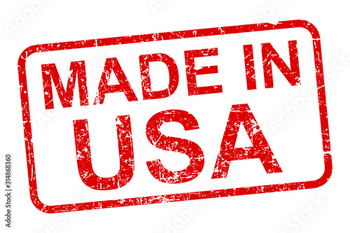 Fotografía Made in USA stamp icon sign – stock vector