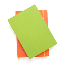 Poster - notepad or notebook paper at white background