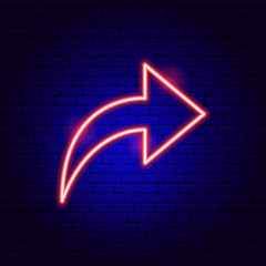 Poster - Arrow Neon Sign 9