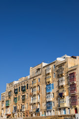 Wall Mural - Valletta Traditional Houses In Malta