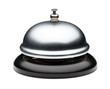 service bell isolated on white background with clipping path
