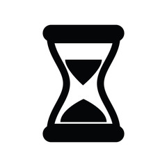 Poster - Hourglass  icon vector  illustration 