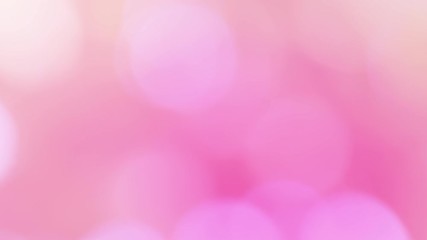 Wall Mural - Happy Valentine day social media banner. Love animated motion graphic light bokeh blur shine to with pop pinks colors in the background.screen in a trendy simple post.Abstract Footage video 4K.