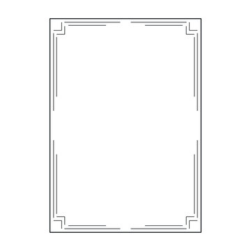 vector image, decorative ornamental frame, original design