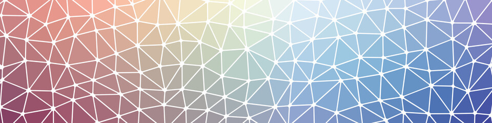 Abstract Low Polygon gradient Generative Art background illustration