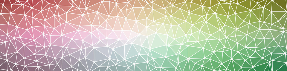 Abstract Low Polygon gradient Generative Art background illustration