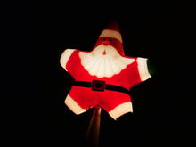 Santa Treetopper Light