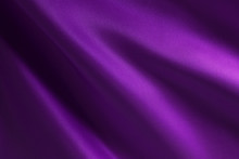 Purple Fabric Cloth Texture For Background And Design Art Work, Beautiful Crumpled Pattern Of Silk Or Linen.