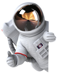 astronaut - 3d illustration