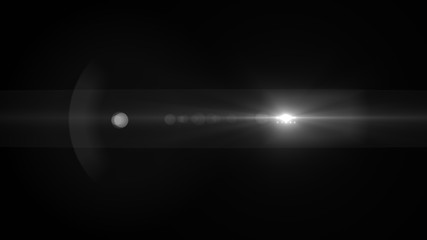 Wall Mural - abstract of lighting for background. digital lens flare in dark background