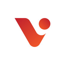 V Logo With Modern Concept Vector Illustration