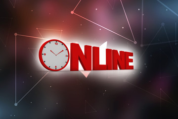 Poster - 3d illustration stopwatch