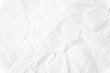 © NOKFreelance - Paper texture Crumpled White.Top view.