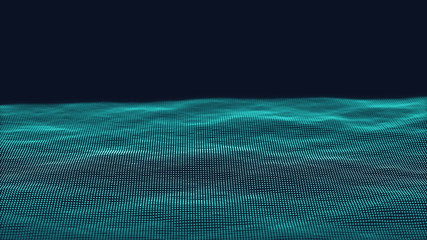 Poster - Digital technology background. Abstract connections. Futuristic sci-fi user interface concept with gradient. Big data, artificial intelligence, music hud. Blockchain and cryptocurrency