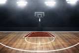 Fototapeta Sport - Professional basketball court arena background