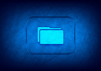 Wall Mural - Folder icon abstract digital design blue background