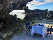 Romantic Table for Two with a View on the Beach