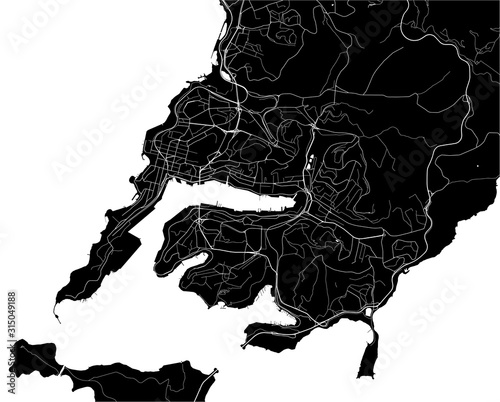 Vladivostok city center plan, 1995