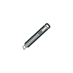 Poster - cutter icon template color editable. Working tools, Construction and Manufacturing symbol vector sign isolated on white background illustration for graphic and web design.