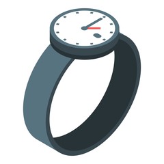 Poster - Hand watch icon. Isometric of hand watch vector icon for web design isolated on white background