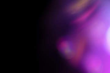 Poster - color highlight on a black background. beautiful light for design