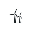Wind power icon template color editable. wind turbine symbol vector sign isolated on white background illustration for graphic and web design.