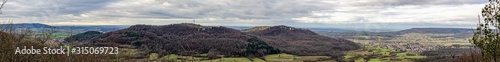 Fotomural Panorama mit Blick auf Walberla / Ehrenbürg