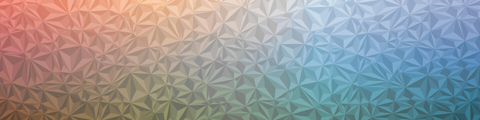 Abstract Low Polygon gradient Generative Art background illustration